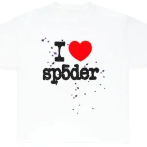 Sp5der I Heart T-Shirt White