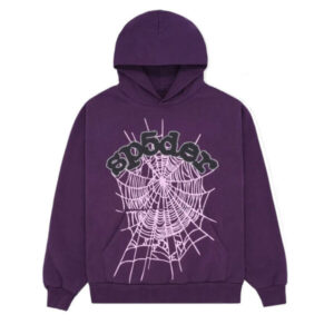 Spider Web Print Gothic Punk Hoodie